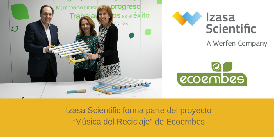 Izasa Scientific, solidaridad, ecoembes